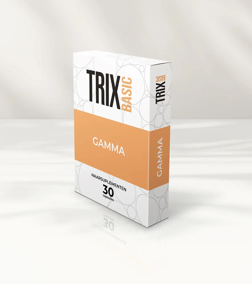 TRIX Basic Gamma for patchy baldness, also known as alopecia areata.